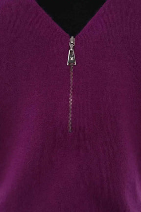 Top sans manche Louis Vuitton Violet en Cachemire