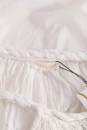 Top sans manche Louise Misha Blanc en Coton