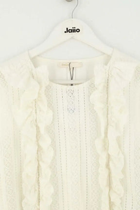 Top sans manche Maje Blanc en Synthétique