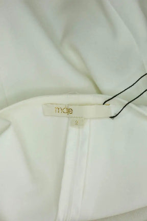 Top sans manche Maje Blanc en Synthétique