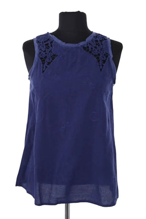 Top sans manche Maje Bleu en Coton, taille M - Seconde Main