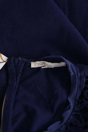 Top sans manche Maje Bleu en Coton