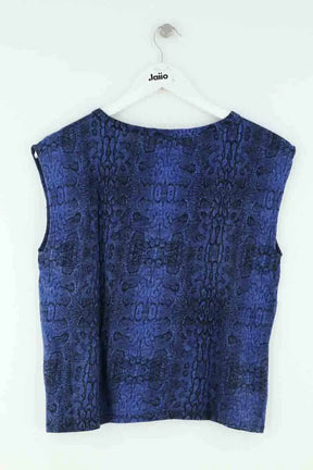 Top sans manche Maje Bleu en Coton