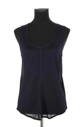 Top sans manche Maje Marine en Viscose, taille S - Seconde Main