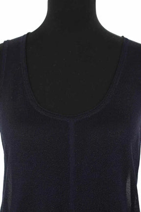 Top sans manche Maje Marine en Viscose