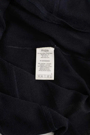 Top sans manche Maje Marine en Viscose