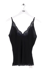 Top sans manche Maje Noir en Soie, taille S - Seconde Main