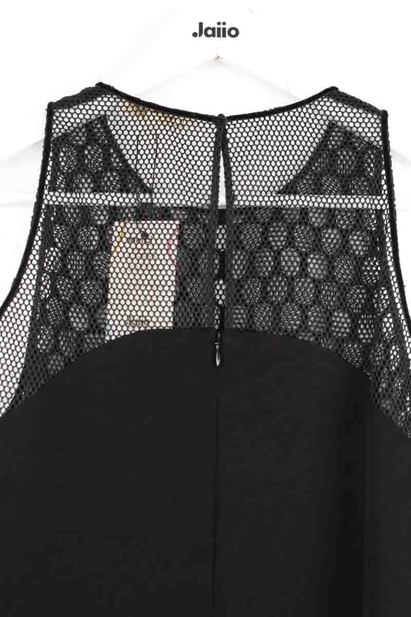 Top sans manche Maje Noir en Synthétique