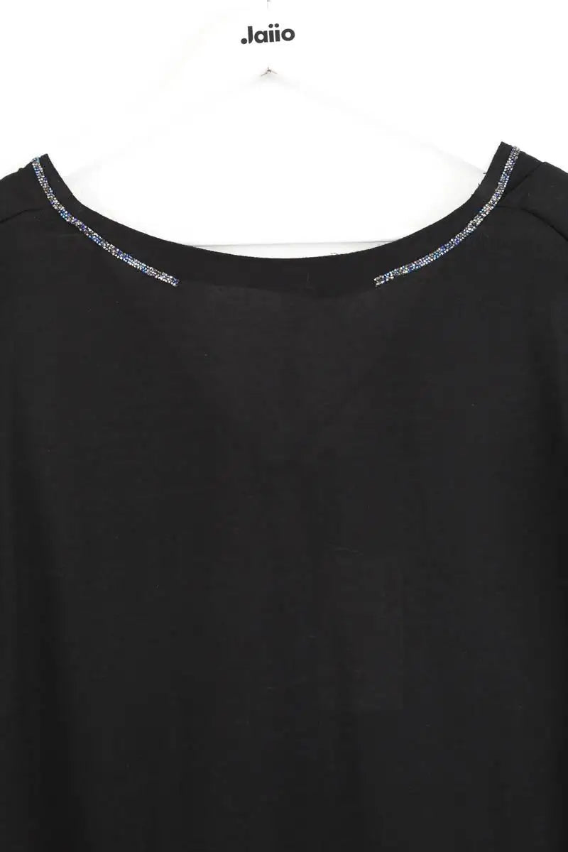 Top sans manche Maje Noir en Viscose