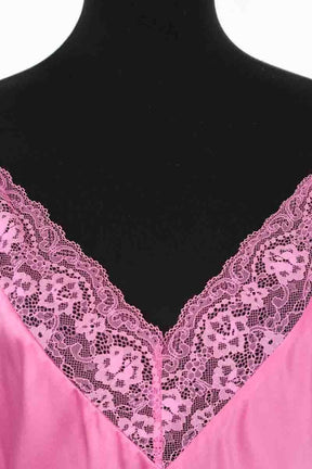 Top sans manche Maje Rose en Soie