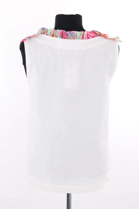 Top sans manche Manoush Blanc en Coton