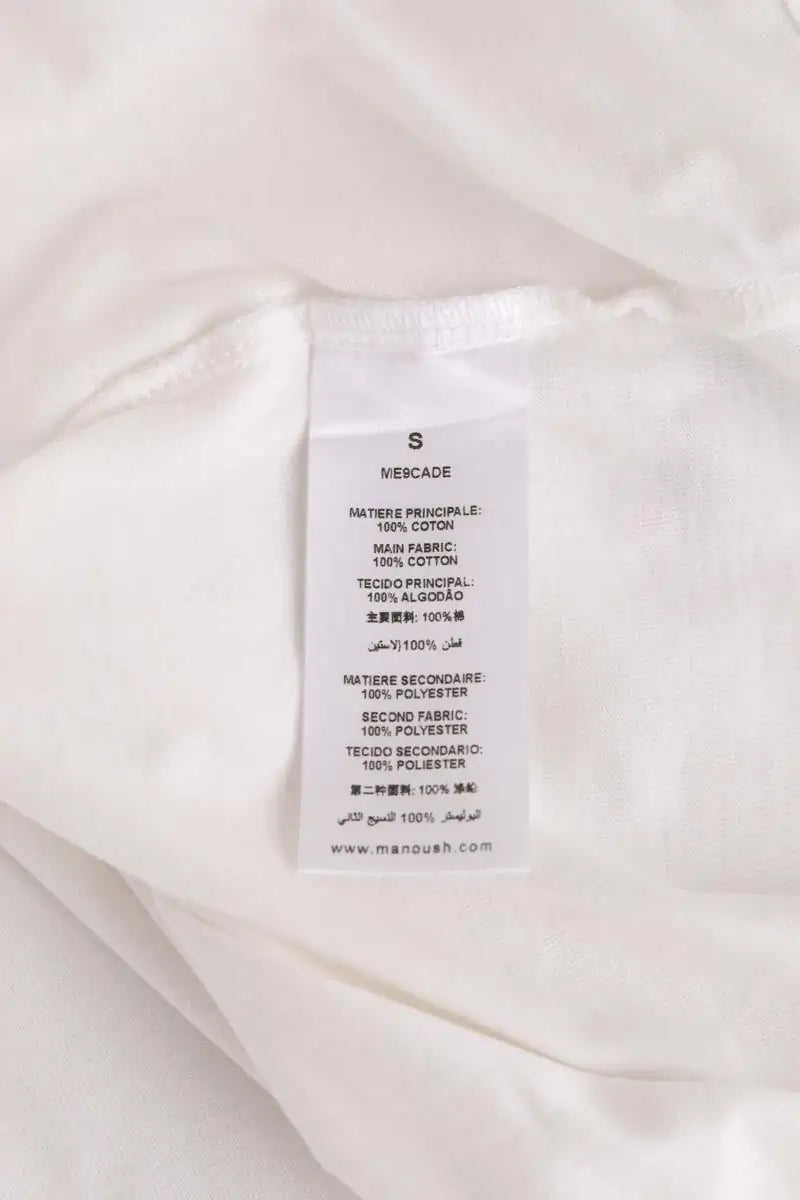Top sans manche Manoush Blanc en Coton