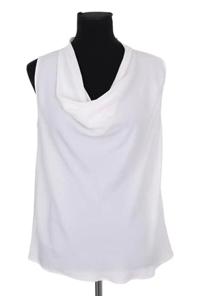 Top sans manche Marella Blanc en Synthétique, taille S - Seconde Main