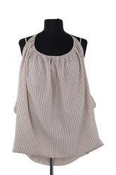 Top sans manche Marni Beige en Coton, taille XL - Seconde Main