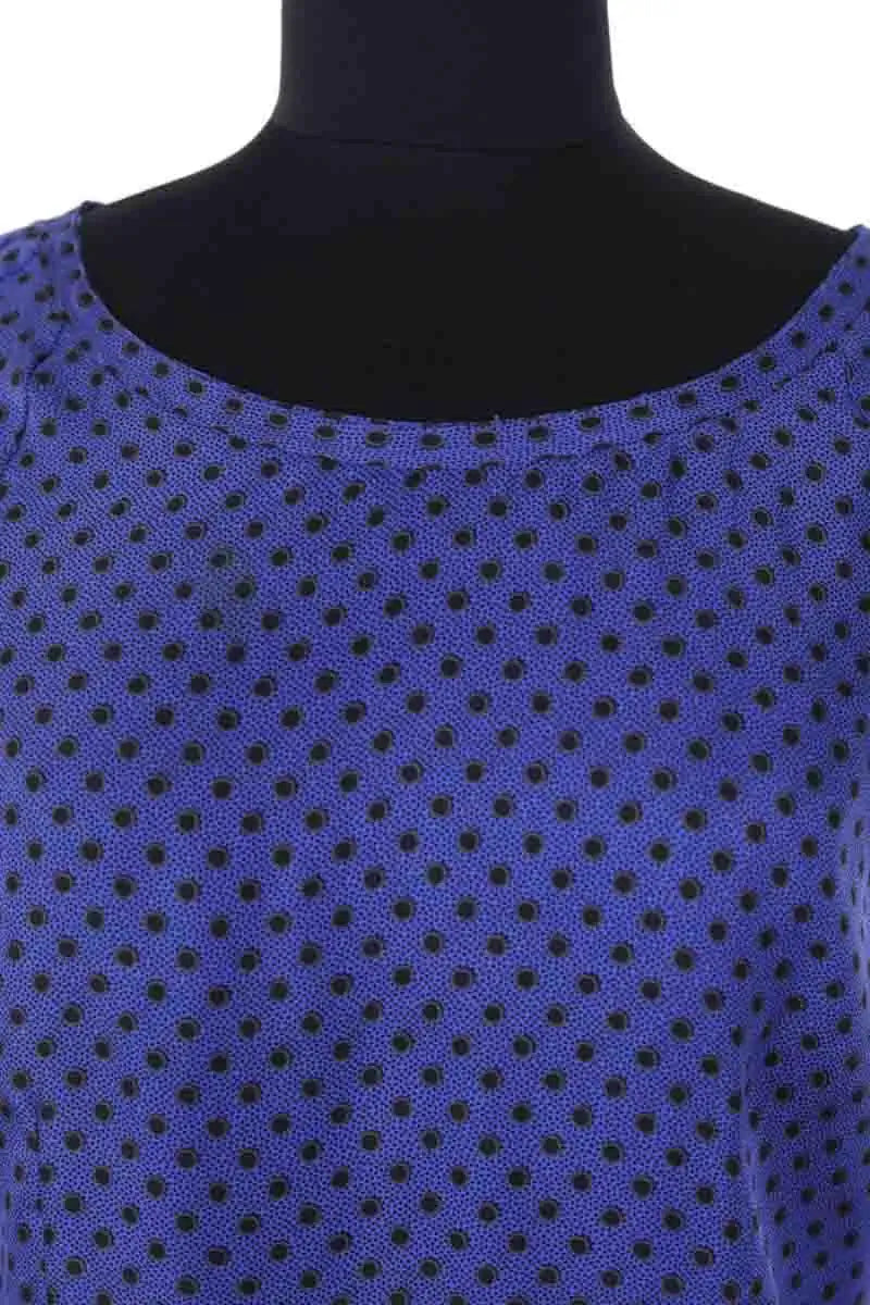 Top sans manche Marni Bleu en Soie