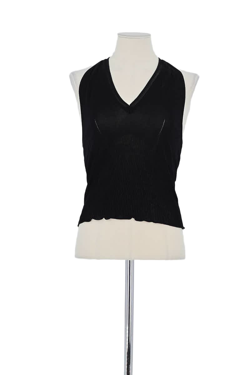 Top sans manche Max Mara Noir en Polyamide, taille M - Seconde Main