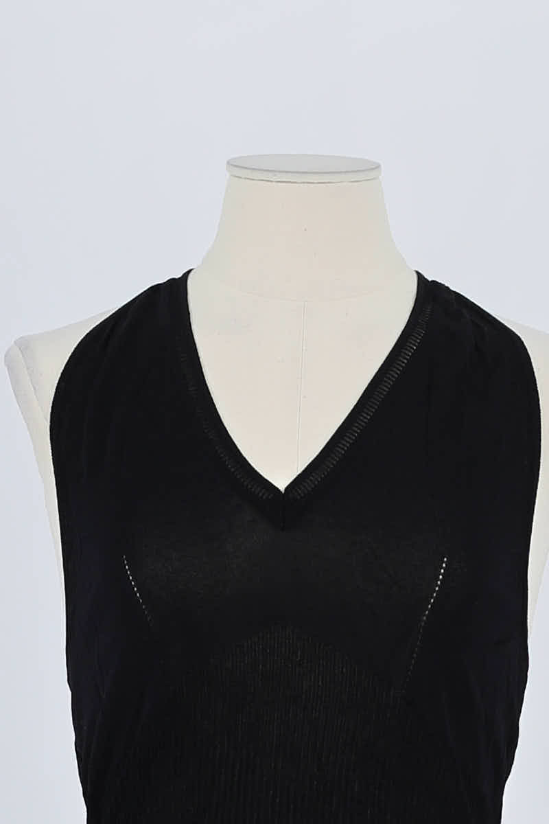 Top sans manche Max Mara Noir en Polyamide