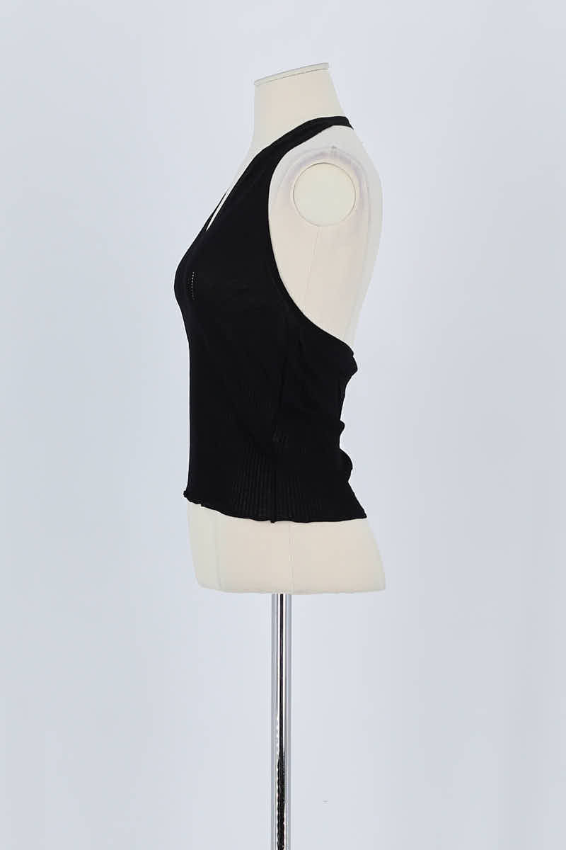Top sans manche Max Mara Noir en Polyamide