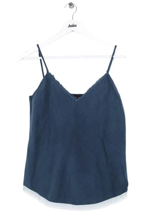 Top sans manche Mes Demoiselles Bleu en Lin, taille S - Seconde Main