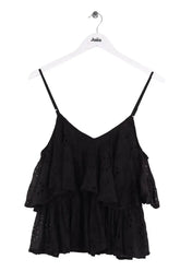 Top sans manche Mes Demoiselles Noir en Coton, taille S - Seconde Main