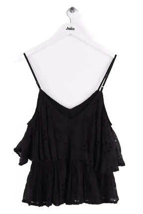 Top sans manche Mes Demoiselles Noir en Coton