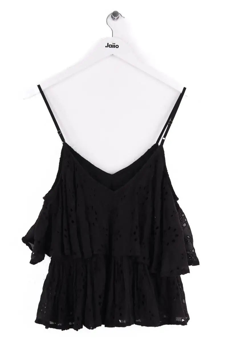 Top sans manche Mes Demoiselles Noir en Coton