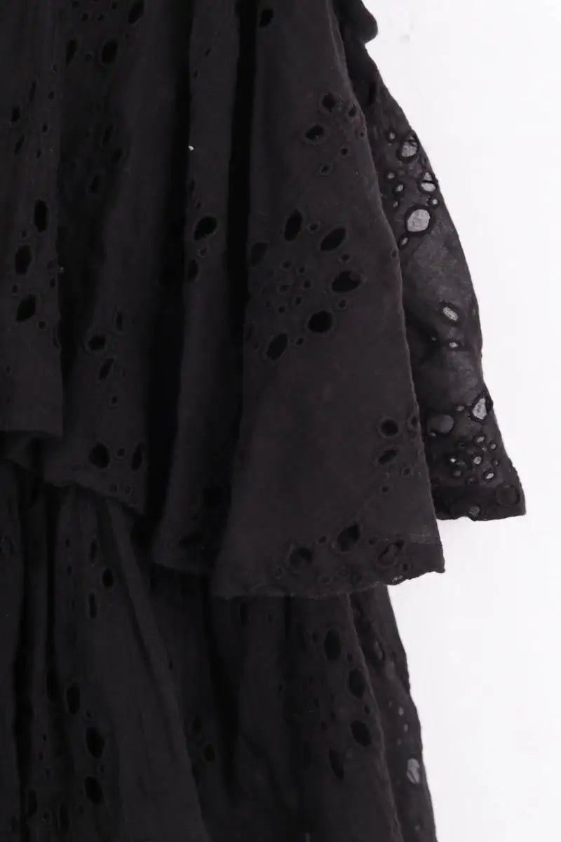 Top sans manche Mes Demoiselles Noir en Coton