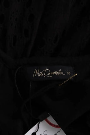 Top sans manche Mes Demoiselles Noir en Coton