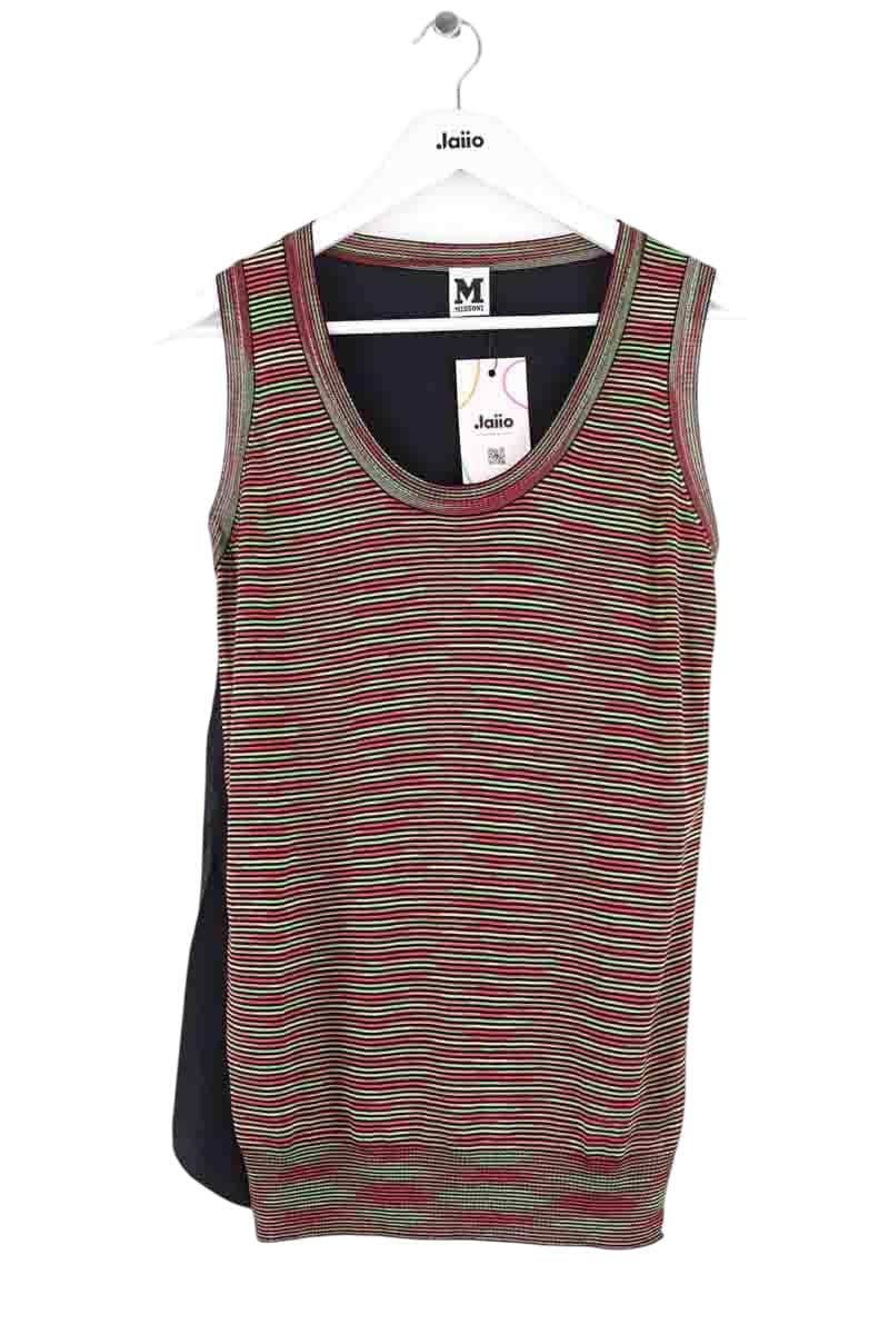 Top sans manche Missoni Noir en Viscose, taille L - Seconde Main