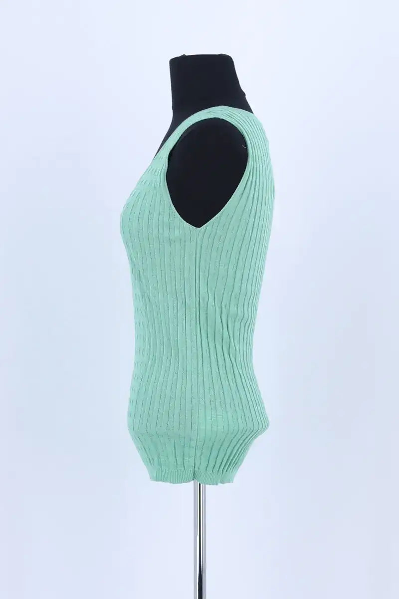 Top sans manche Missoni Vert en Coton