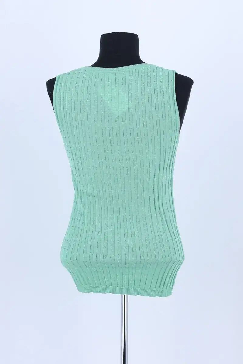Top sans manche Missoni Vert en Coton