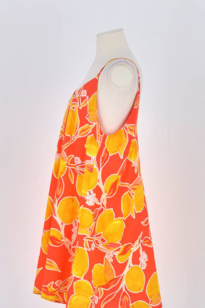 Top sans manche Modetrotter Orange en Coton
