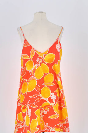 Top sans manche Modetrotter Orange en Coton