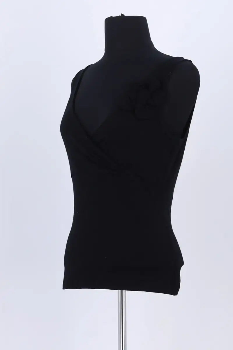 Top sans manche Moschino Noir en Viscose
