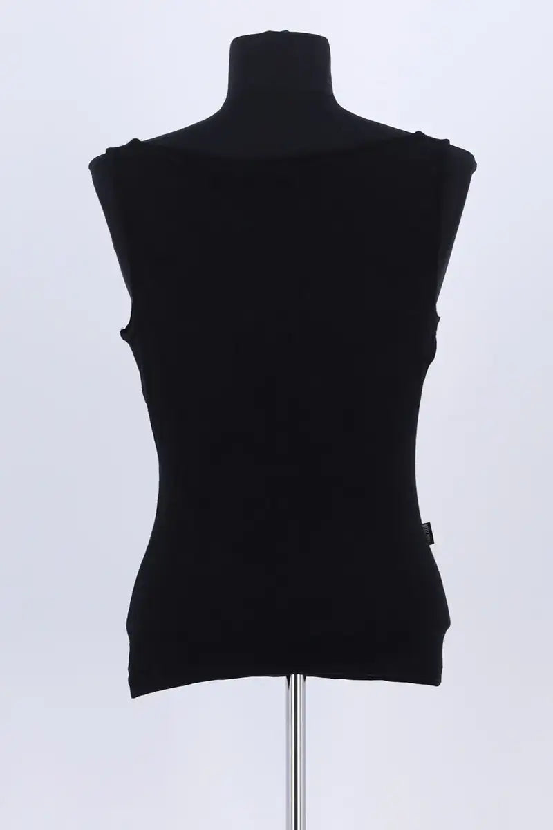 Top sans manche Moschino Noir en Viscose