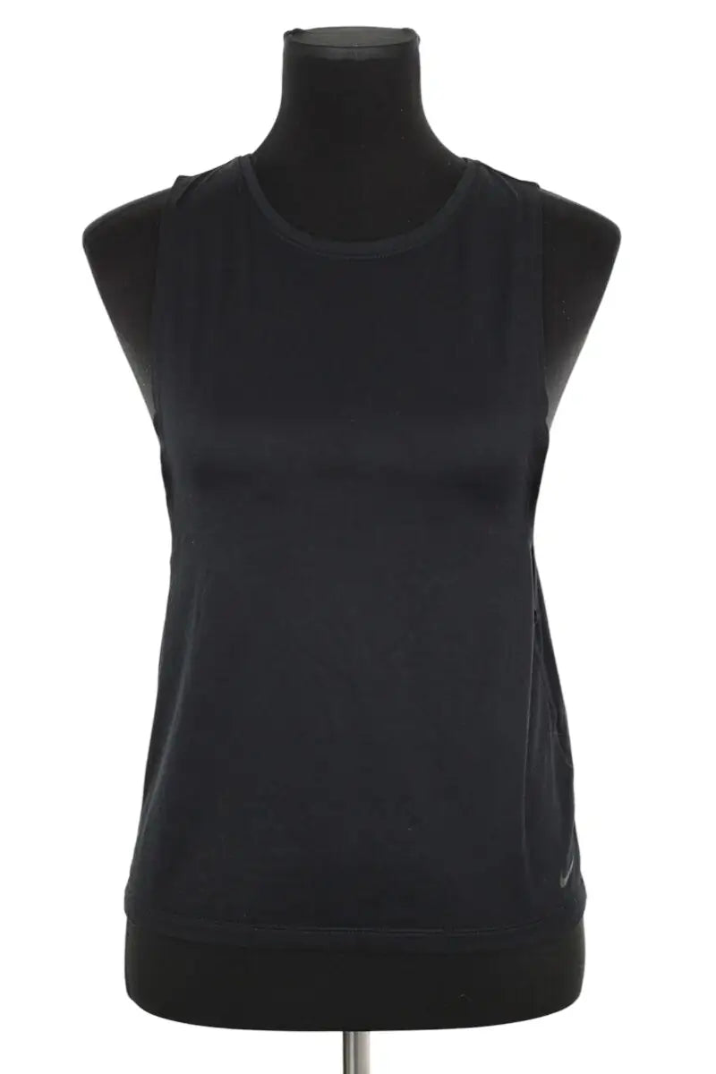 Top sans manche Nike Noir en Polyester, taille XS - Seconde Main