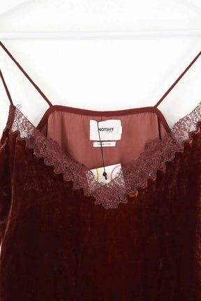 Top sans manche Notshy Marron en Viscose