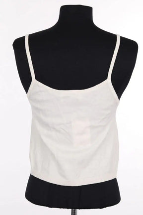 Top sans manche Officine Générale Blanc en Coton