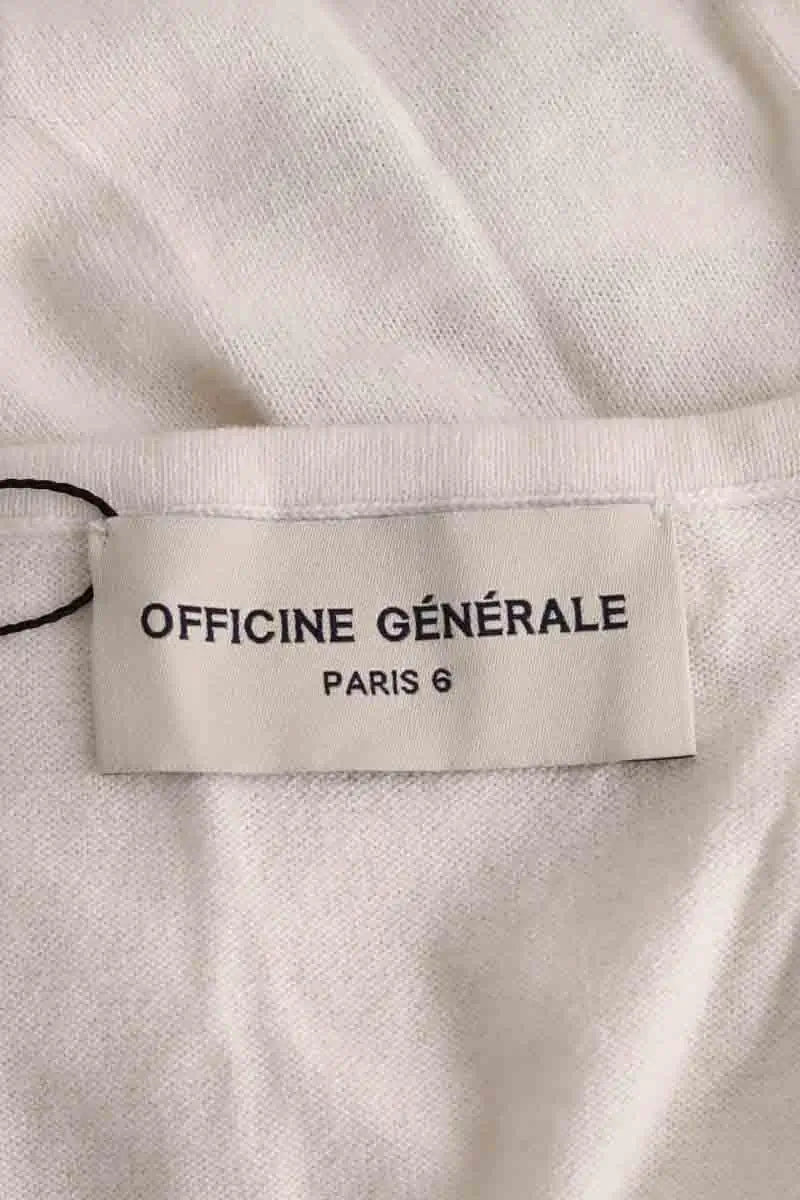 Top sans manche Officine Générale Blanc en Coton