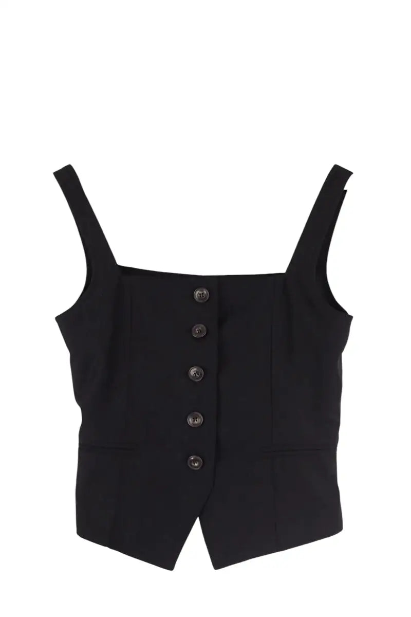 Top sans manche Other Brand Noir en Coton, taille M - Seconde Main