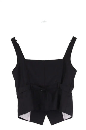 Top sans manche Other Brand Noir en Coton