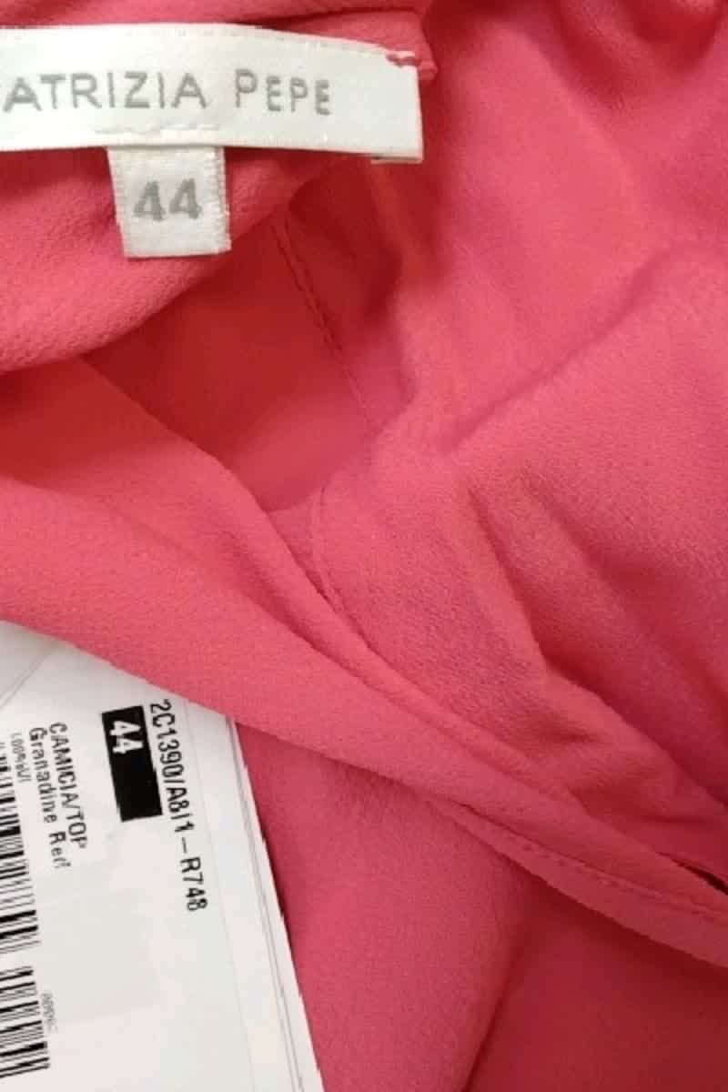 Top sans manche Patrizia Pepe Rose en Viscose