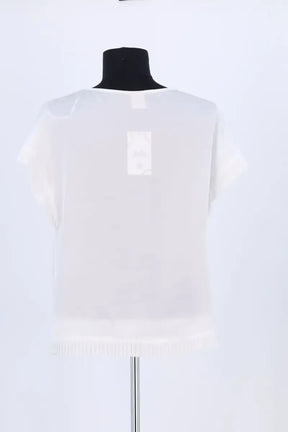 Top sans manche Pinko Blanc en Synthétique