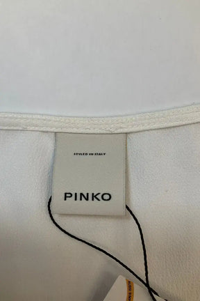Top sans manche Pinko Blanc en Synthétique