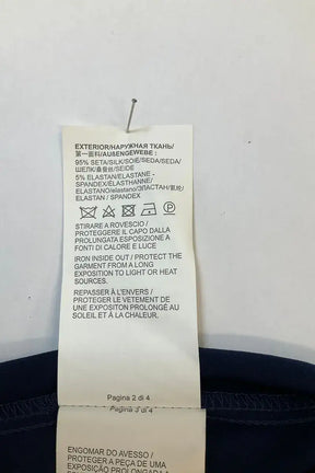 Top sans manche Pinko Bleu en Soie