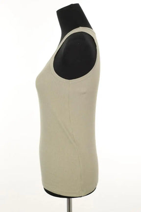 Top sans manche Pinko Kaki en Coton