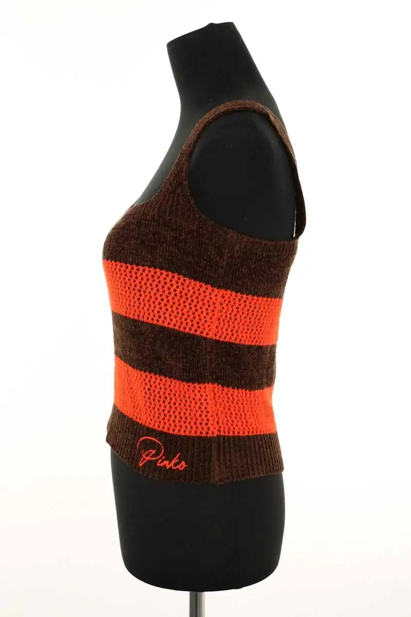 Top sans manche Pinko Multicolore en Synthétique