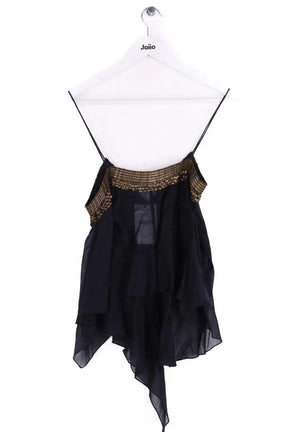 Top sans manche Pinko Noir en Coton
