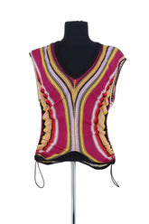 Top sans manche Pinko Rose en Synthétique, taille M - Seconde Main