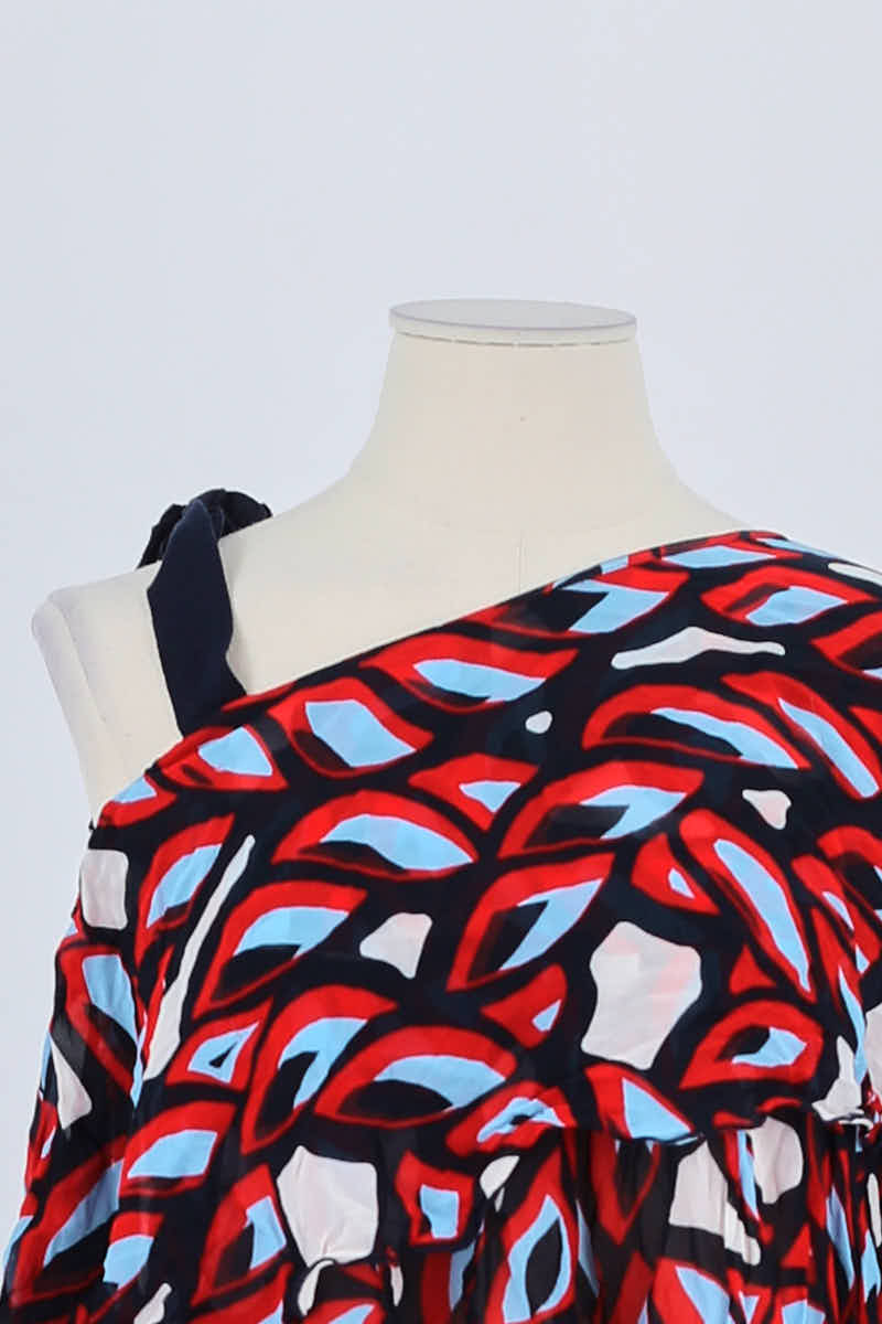 Top sans manche Pinko Rouge en Coton